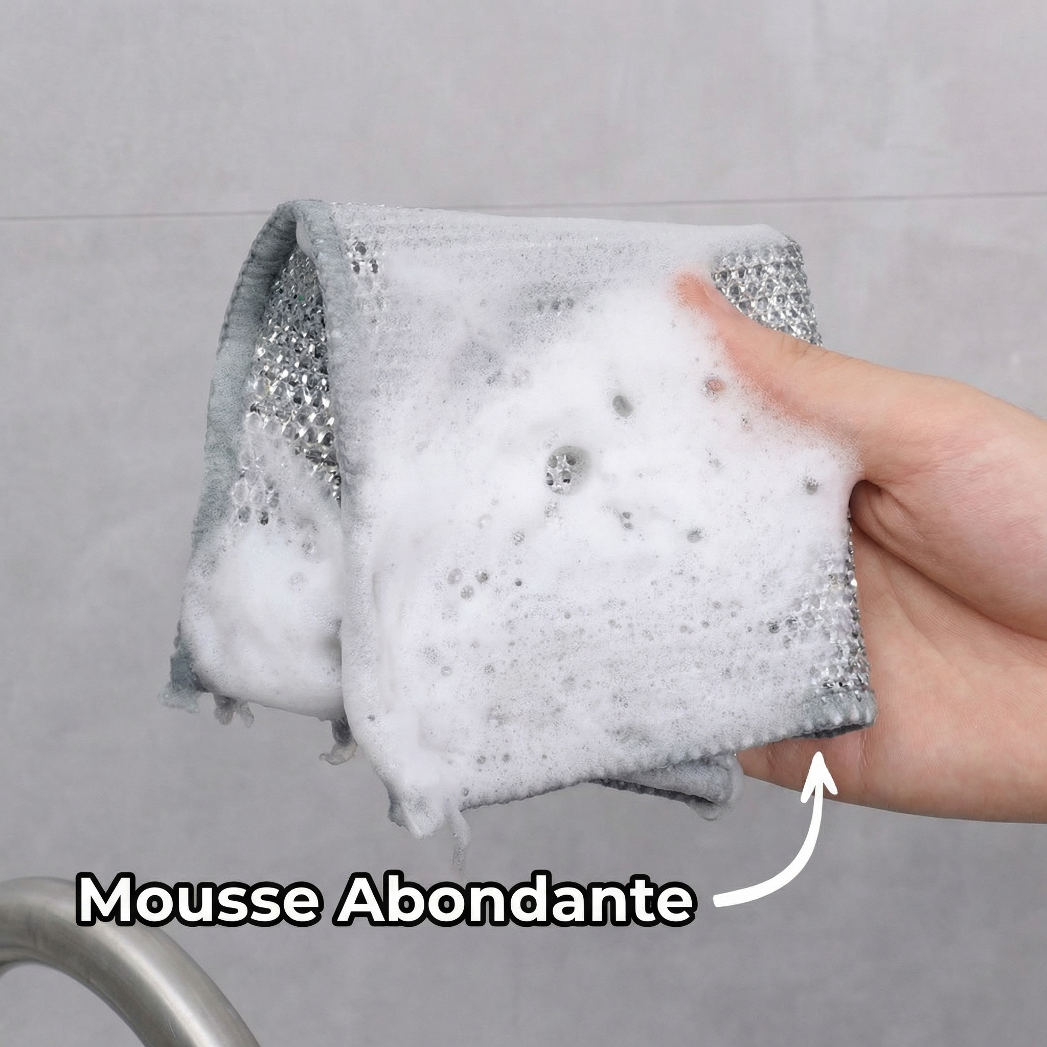 Une éponge qui ne pue pas. Qui dure 6 mois.